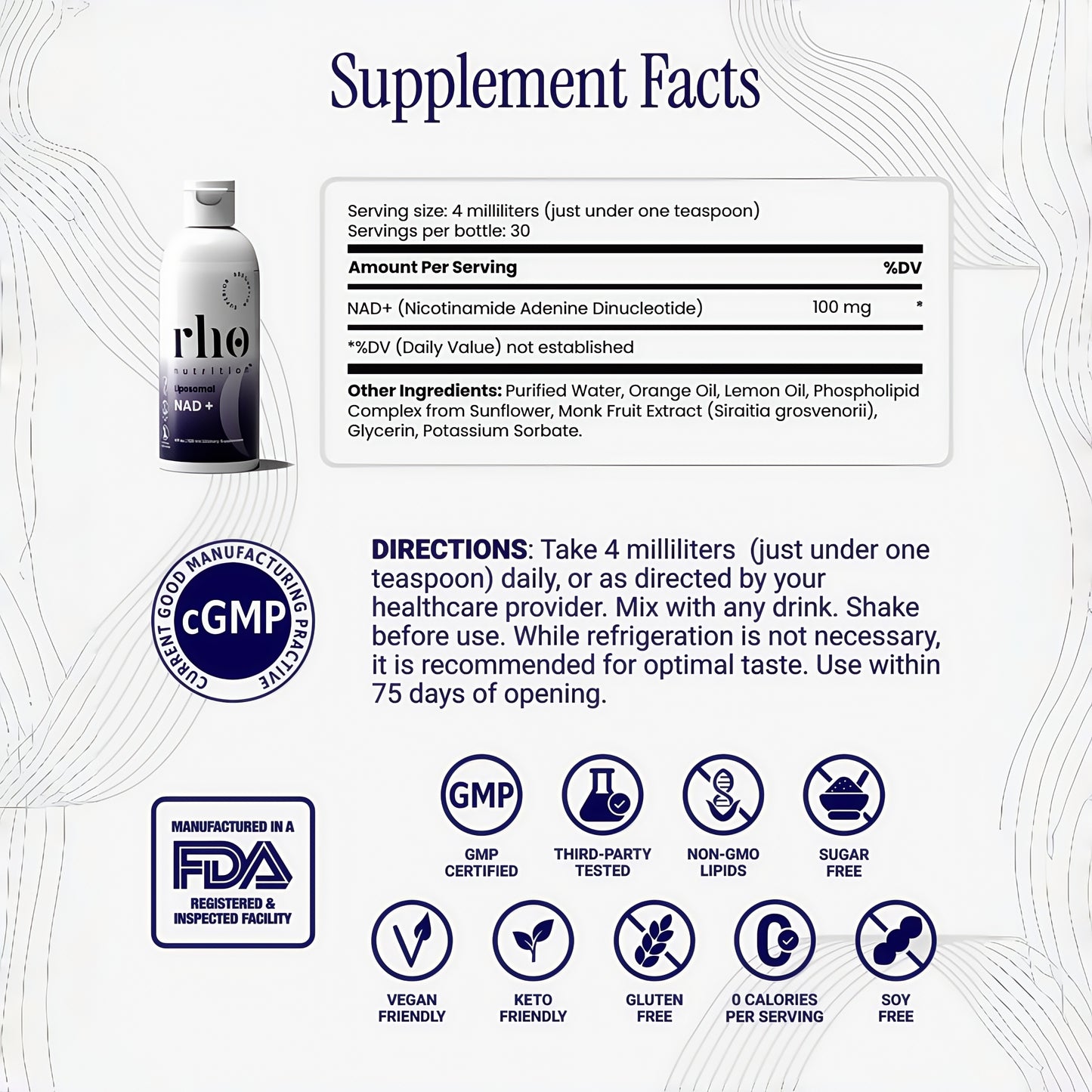 Liposomal NAD+ Supplement